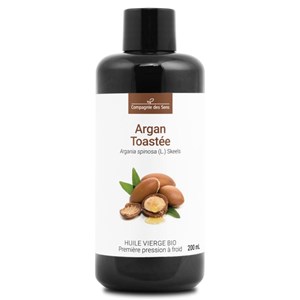 Huile de argan toastée du maroc bio - 200ml - fraîcheur garantie oxycert® - vier