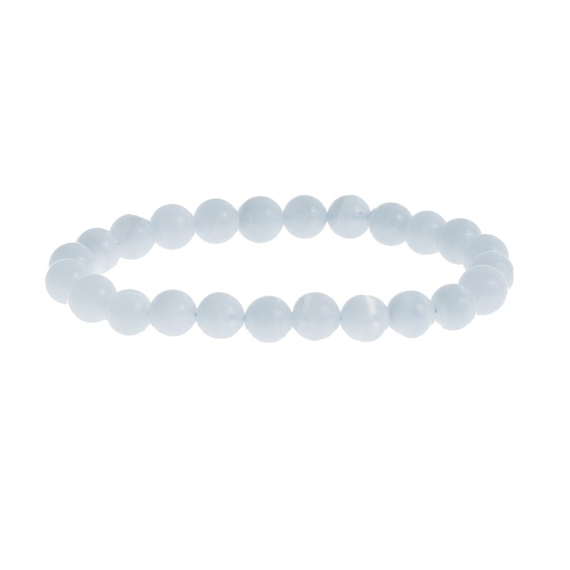 Bracelet pierre naturelle - calcédoine