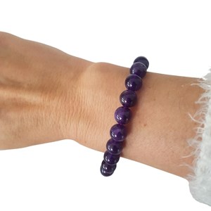 Bracelet pierre naturelle - améthyste