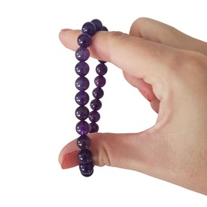 Bracelet pierre naturelle - améthyste