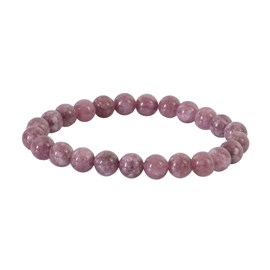 Bracelet pierre naturelle - lépidolite