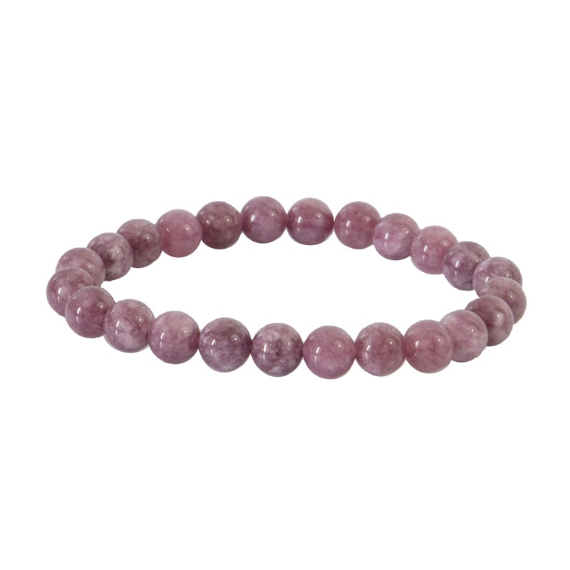 Bracelet pierre naturelle - lépidolite