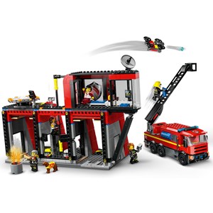 Lego city - caserne & camion pompiers - 60414