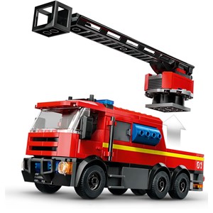 Lego city - caserne & camion pompiers - 60414