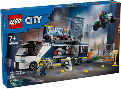 Lego city - labo police scientifique - 60418