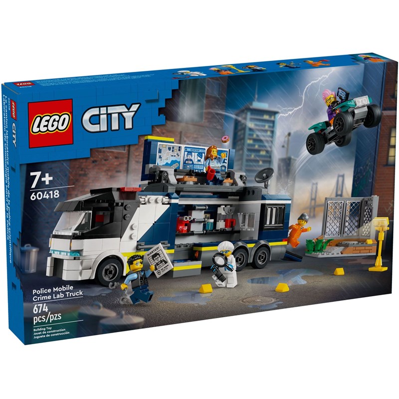 Lego city - labo police scientifique - 60418