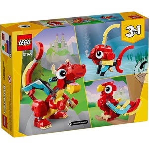 Lego creator - le dragon rouge - 31145