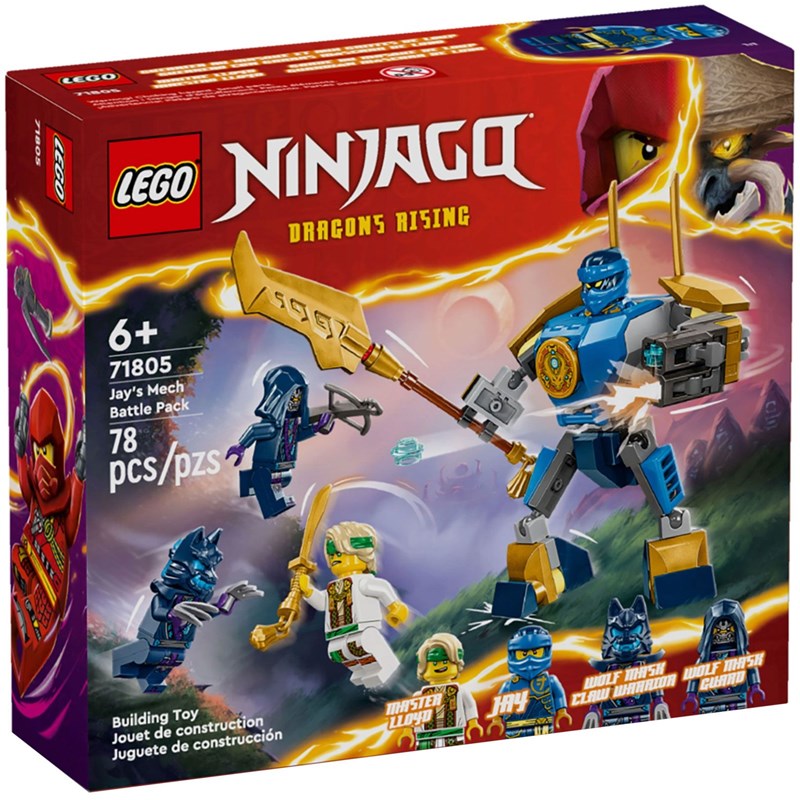 Lego ninjago - pack combat : robot jay - 71805