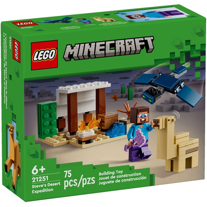 Lego - Lego minecraft - expédition steve désert - 21251
