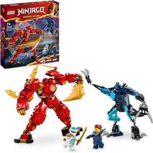 Lego le robot élémentaire du feu de kai