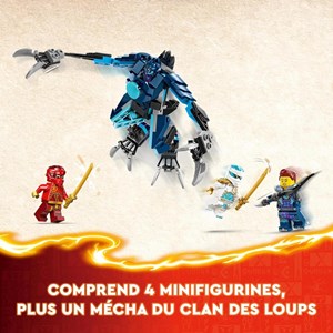 Lego le robot élémentaire du feu de kai