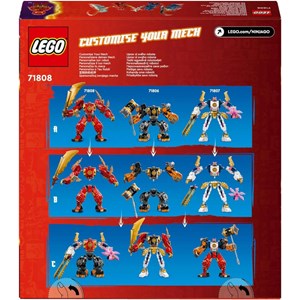 Lego le robot élémentaire du feu de kai