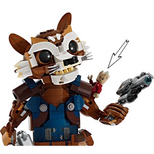Lego marvel - rocket et bébé groot - 76282