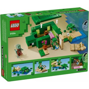 Lego minecraft - maison plage tortue - 21254