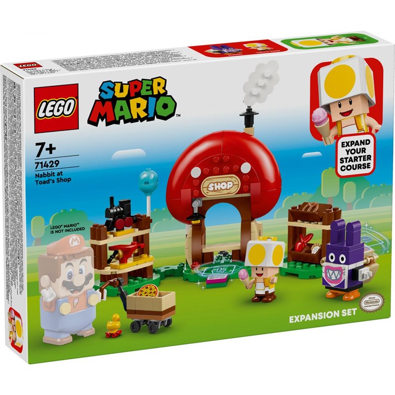 Lego super mario carottin boutique toad
