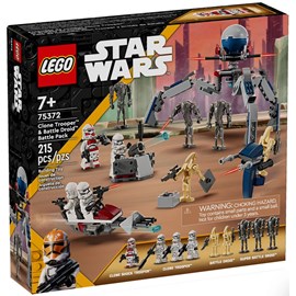 Lego sw - pack combat clones & droïdes - 75372