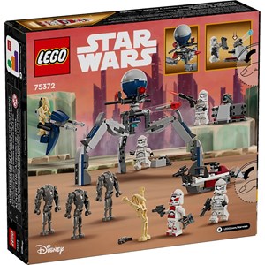 Lego sw - pack combat clones & droïdes - 75372