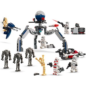 Lego sw - pack combat clones & droïdes - 75372