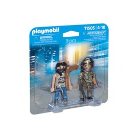 Policier swat et bandit