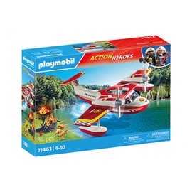 Hydravion avec pompier