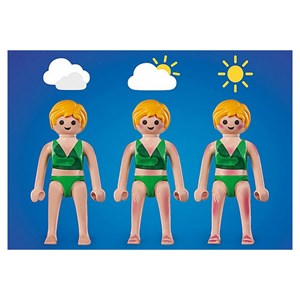 Maman et enfant avec fauteuil suspendu