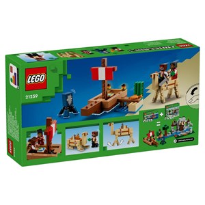 Lego minecraft voyage du bateau pirate