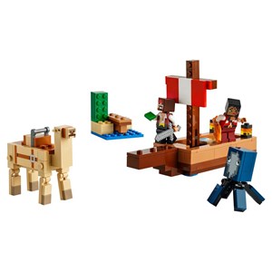 Lego minecraft voyage du bateau pirate