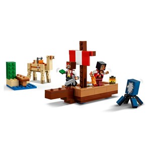 Lego minecraft voyage du bateau pirate