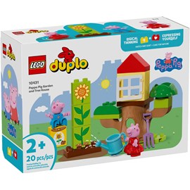 Lego duplo - jardin & cabane peppa pig - 10431