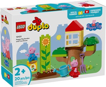 Lego duplo - jardin & cabane peppa pig - 10431