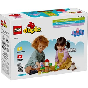 Lego duplo - jardin & cabane peppa pig - 10431