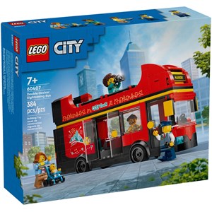 Lego city - bus rouge deux étages - 60407