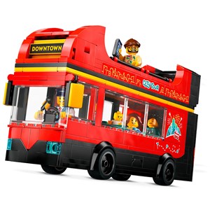 Lego city - bus rouge deux étages - 60407