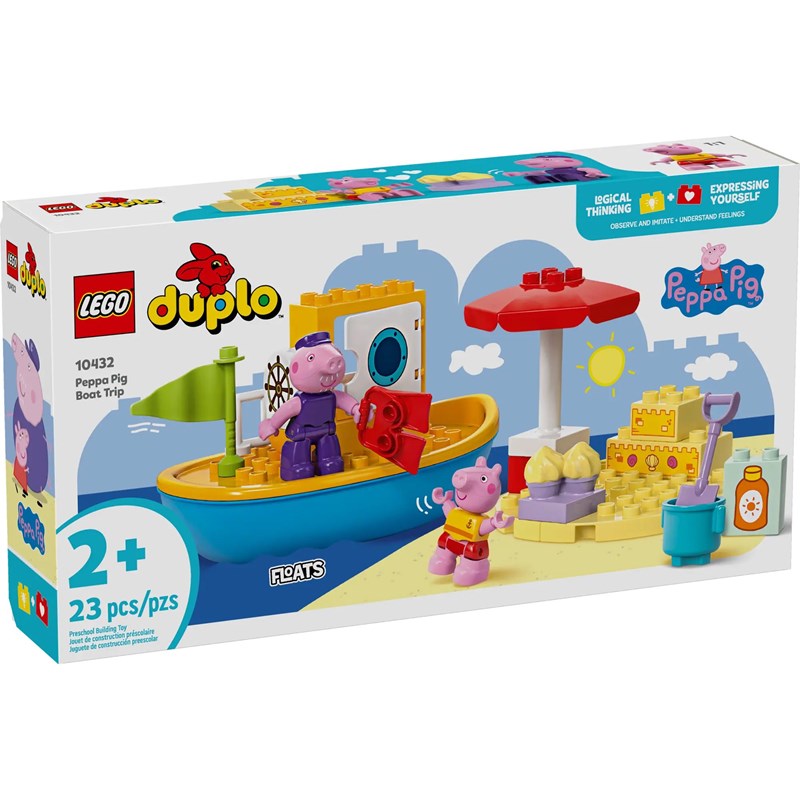 Lego duplo - voyage bateau peppa pig - 10432
