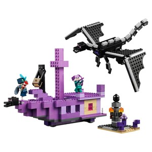 Lego le dragon et le navire de l'ender