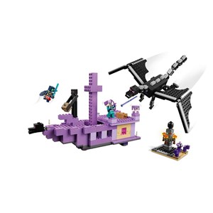 Lego le dragon et le navire de l'ender