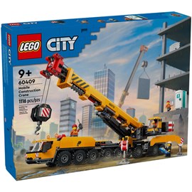 Lego city - grue mobile jaune - 60409