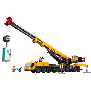 Lego city - grue mobile jaune - 60409