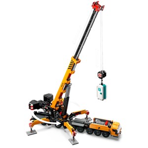 Lego city - grue mobile jaune - 60409