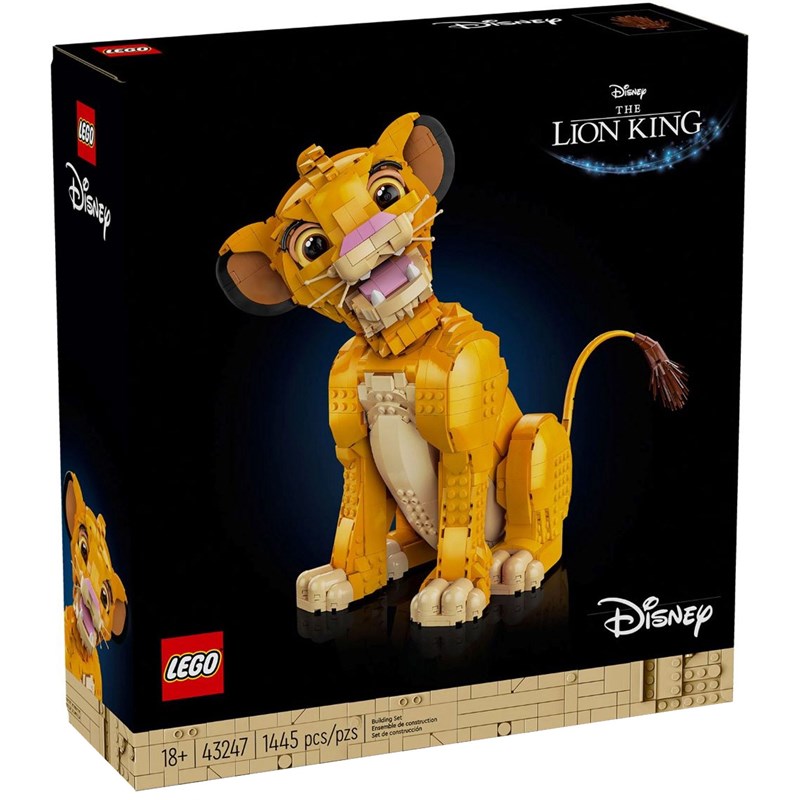 Lego disney - simba jeune roi lion - 43247