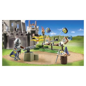 Chevalier et décorations de fête