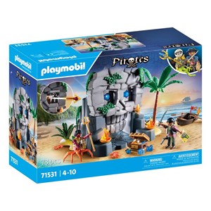 Ile au trésor pirate et monstre marin