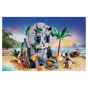 Ile au trésor pirate et monstre marin