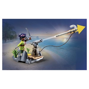 Pirate et crabe géant