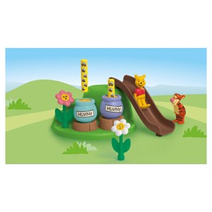 Winnie l'ourson et tigrou jardin