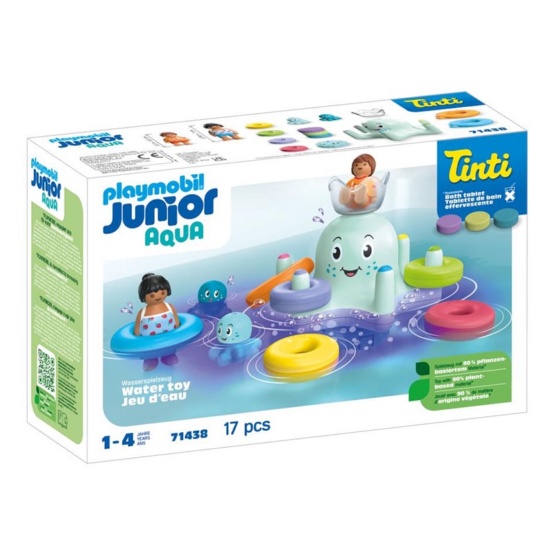 Playmobil - Junior aqua & tinti : manege pieuvre