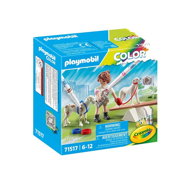 Color educatrice avec chiens