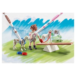 Color educatrice avec chiens