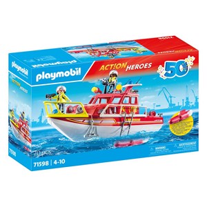 Bateau de sauvetage et pompiers