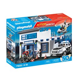 Poste de police et vehicules